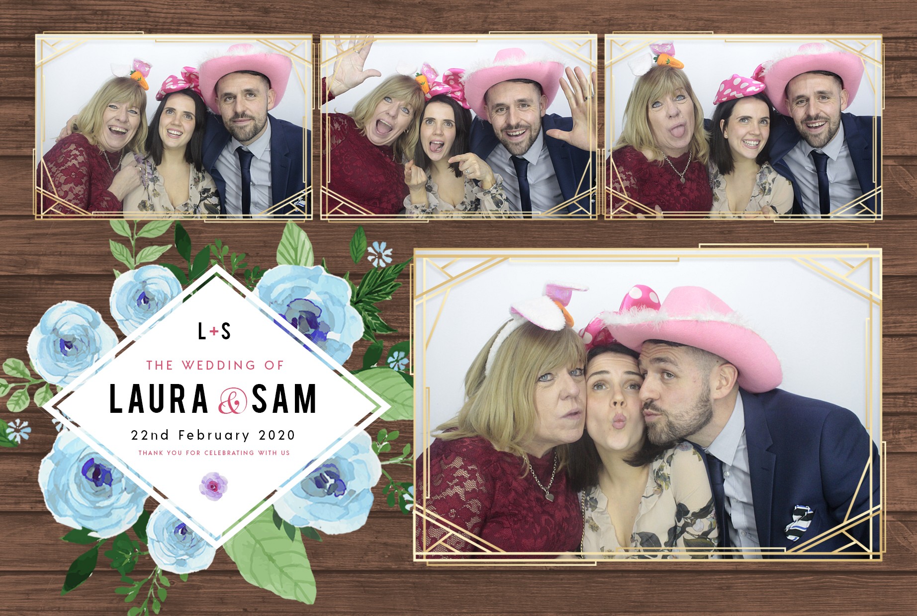Laura and Sam's Wedding | View more photos from the event at gallery.myphotoboothexperience.co.uk/u/MyPhotoBoothExperienceLtd/Laura-and-Sams-Wedding